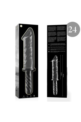Modell 24 Dildo Borosilikatglas Klar 28.5 cm -O- 5 cm von Nebula Series By Ibiza kaufen | Fesselliebe