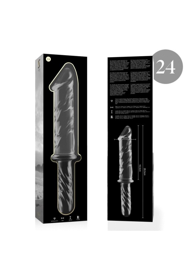 Modell 24 Dildo Borosilikatglas Klar 28.5 cm -O- 5 cm von Nebula Series By Ibiza kaufen | Fesselliebe