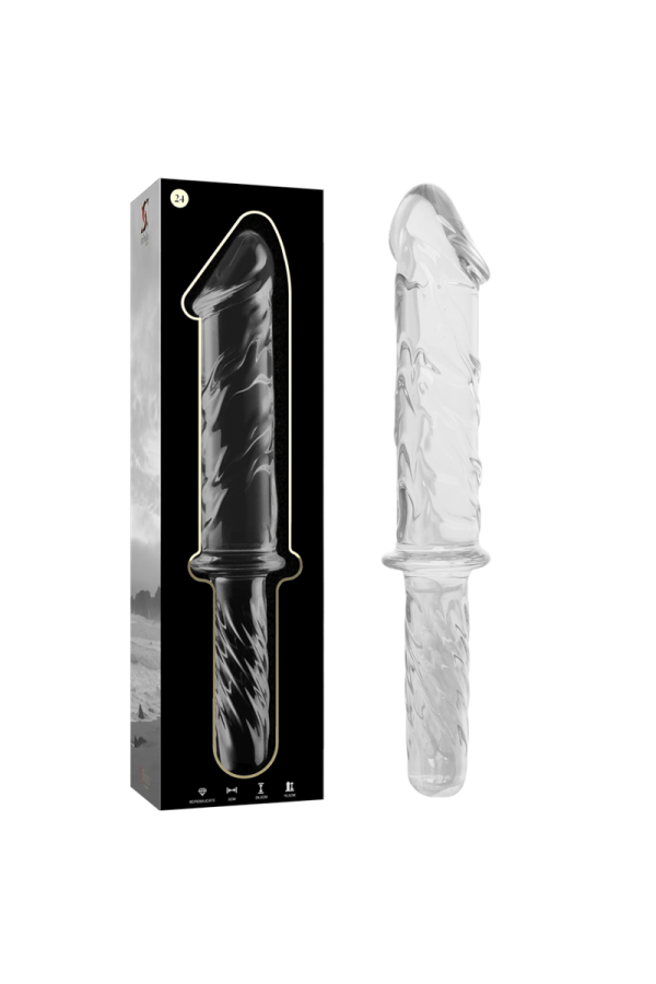 Modell 24 Dildo Borosilikatglas Klar 28.5 cm -O- 5 cm von Nebula Series By Ibiza kaufen | Fesselliebe
