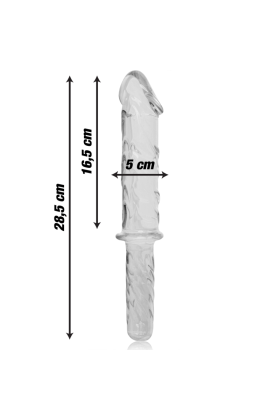 Modell 24 Dildo Borosilikatglas Klar 28.5 cm -O- 5 cm von Nebula Series By Ibiza kaufen | Fesselliebe