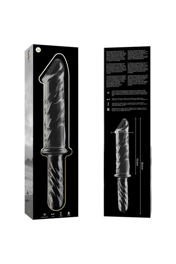 Modell 24 Dildo Borosilikatglas 28,5 X 5 cm Klar von Nebula Series By Ibiza kaufen - Fesselliebe