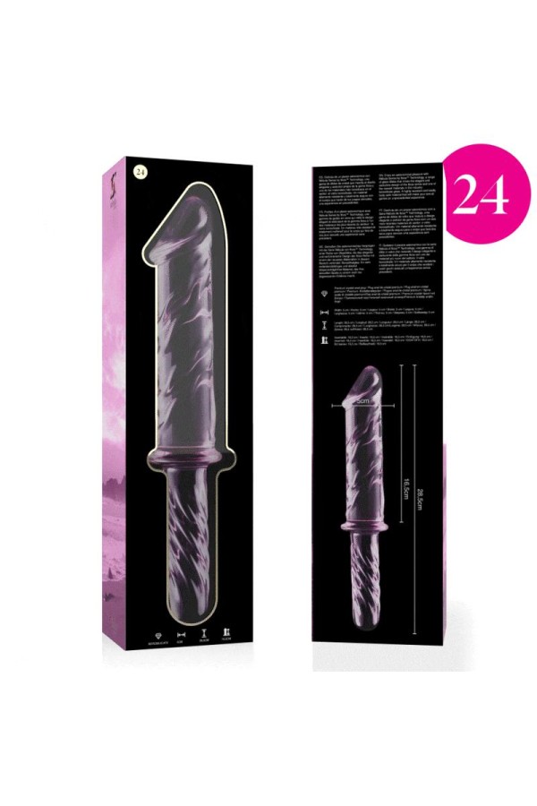 Modell 24 Dildo Borosilikatglas Rosa 28.5 cm -O- 5 cm von Nebula Series By Ibiza kaufen | Fesselliebe