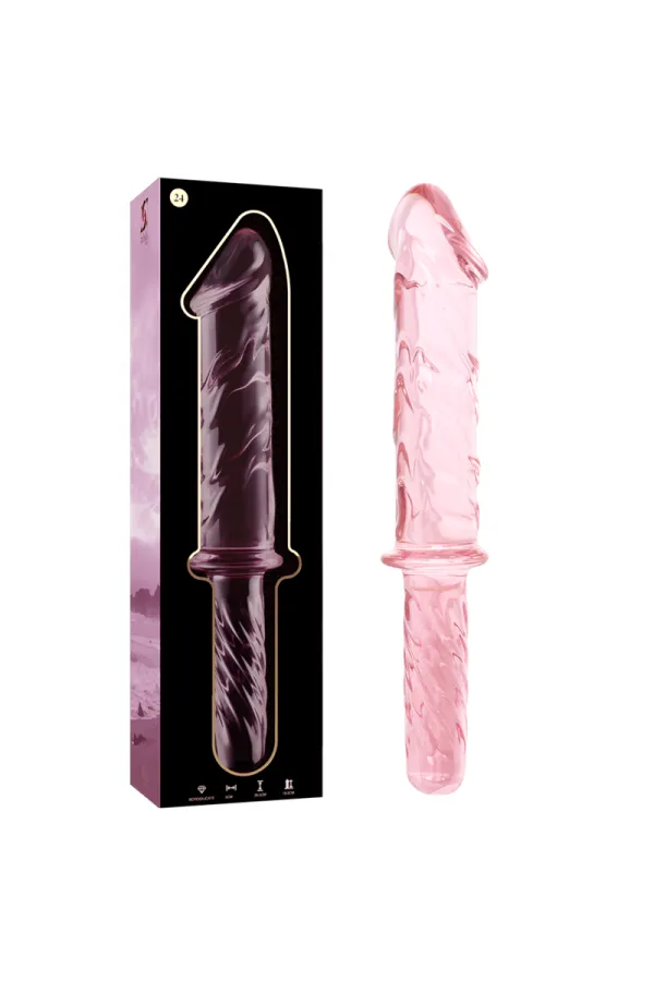 Modell 24 Dildo Borosilikatglas 28,5 X 5 cm Rosa von Nebula Series By Ibiza kaufen - Fesselliebe