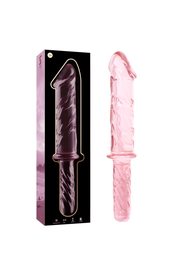 Modell 24 Dildo Borosilikatglas Rosa 28.5 cm -O- 5 cm von Nebula Series By Ibiza kaufen | Fesselliebe