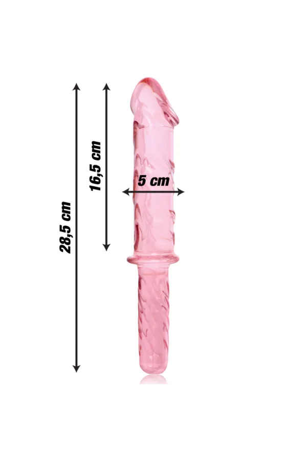 Modell 24 Dildo Borosilikatglas 28,5 X 5 cm Rosa von Nebula Series By Ibiza kaufen - Fesselliebe