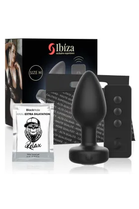 Anal-Stecker mit Fernbedienung, Grösse M von Ibiza Technology