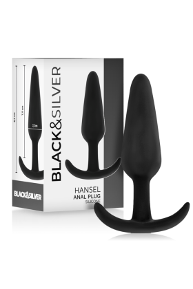 Hansel Silikon-Analsplug mit Kleinem Griff von Black&Silver kaufen | Fesselliebe