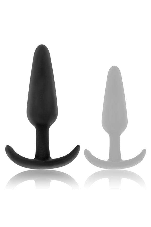 Kael Silikon Analplug mit Mittlerem Griff von Black&Silver kaufen | Fesselliebe