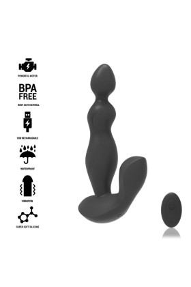 Cora Anal Plug Silikon mit Fernbedienung von Black&Silver kaufen | Fesselliebe
