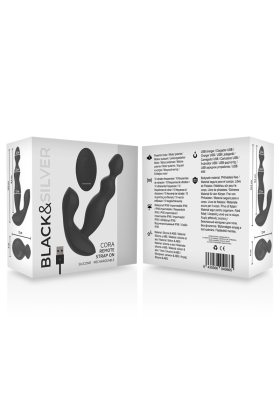 Cora Anal Plug Silikon mit Fernbedienung von Black&Silver kaufen | Fesselliebe