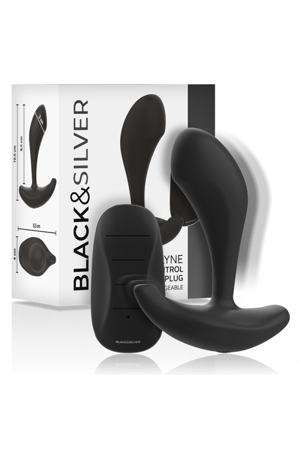 Dwayne Anal Plug Silikon mit Fernbedienung von Black&Silver kaufen | Fesselliebe