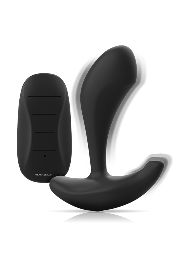 Dwayne Anal Plug Silikon mit Fernbedienung von Black&Silver kaufen | Fesselliebe