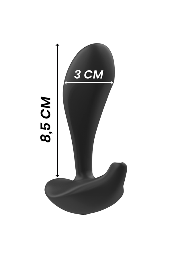 Dwayne Anal Plug Silikon mit Fernbedienung von Black&Silver kaufen | Fesselliebe