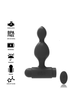 Tucker Kleine Analstecker aus Silikon mit Fernbedienung von Black&Silver kaufen | Fesselliebe