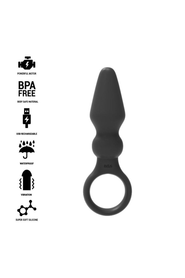 Ozzy Leistungsstarker Silikon-Analsplug von Black&Silver kaufen | Fesselliebe