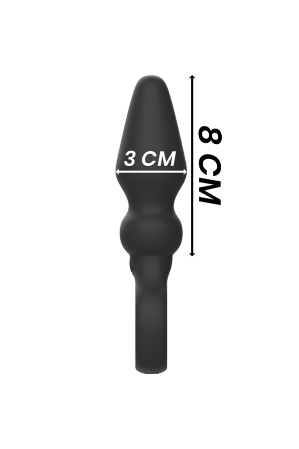 Ozzy Leistungsstarker Silikon-Analsplug von Black&Silver kaufen | Fesselliebe