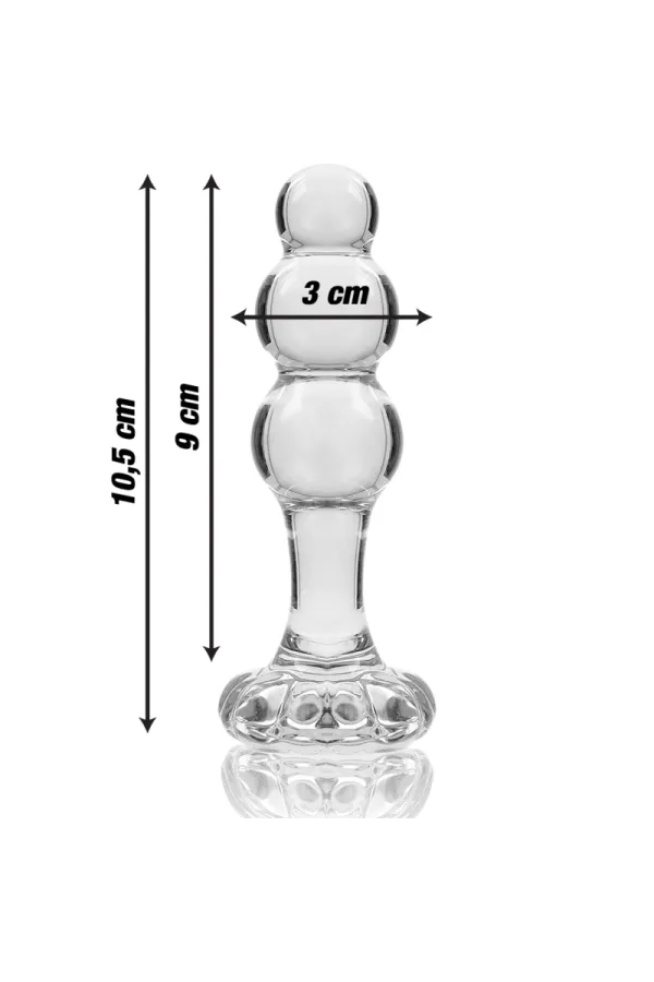 Modell 1 Stecker Borosilikatglas 10,7 X 3 cm Transparent von Nebula Series By Ibiza kaufen - Fesselliebe