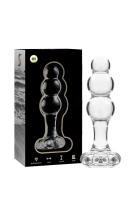 Modell 1 Stecker Borosilikatglas Transparent 10.5 cm -O- 3 cm von Nebula Series By Ibiza kaufen | Fesselliebe