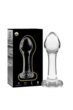 Modell 2 Analplug Borosilikatglas Klar 11 cm -O- 3.5 cm von Nebula Series By Ibiza kaufen | Fesselliebe