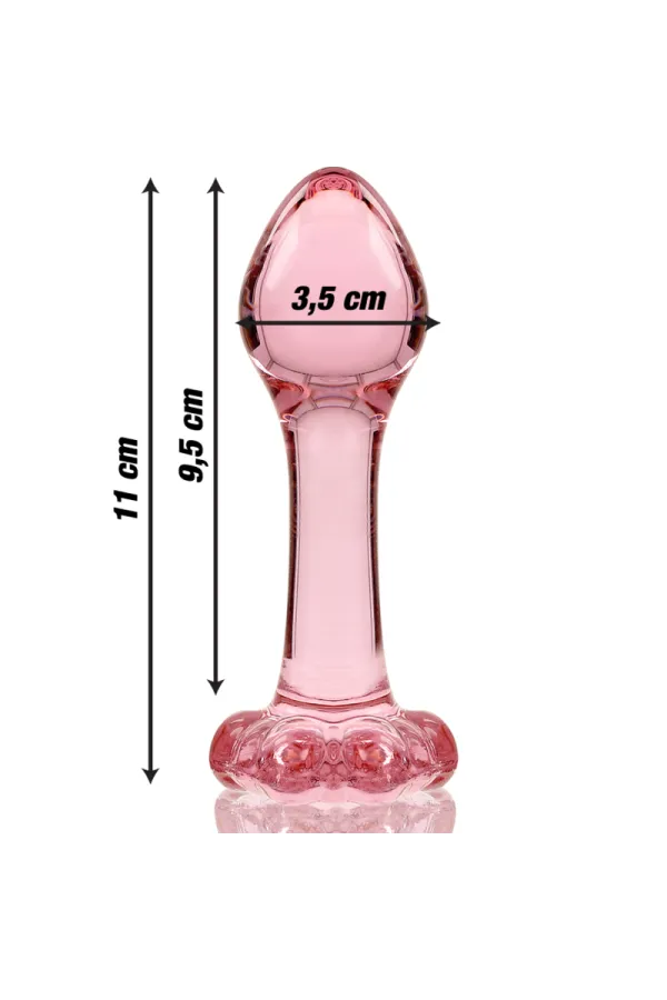 Modell 2 Analplug Borosilikatglas 11 X 3,5 cm Rosa von Nebula Series By Ibiza kaufen - Fesselliebe