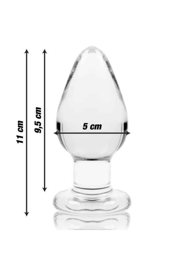 Modell 3 Analplug Borosilikatglas 11 X 5 cm Transparent von Nebula Series By Ibiza kaufen - Fesselliebe