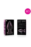 Modell 3 Analplug Borosilikatglas 11 X 5 cm Rosa von Nebula Series By Ibiza kaufen - Fesselliebe