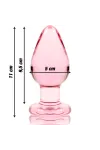 Modell 3 Analplug Borosilikatglas 11 X 5 cm Rosa von Nebula Series By Ibiza kaufen - Fesselliebe