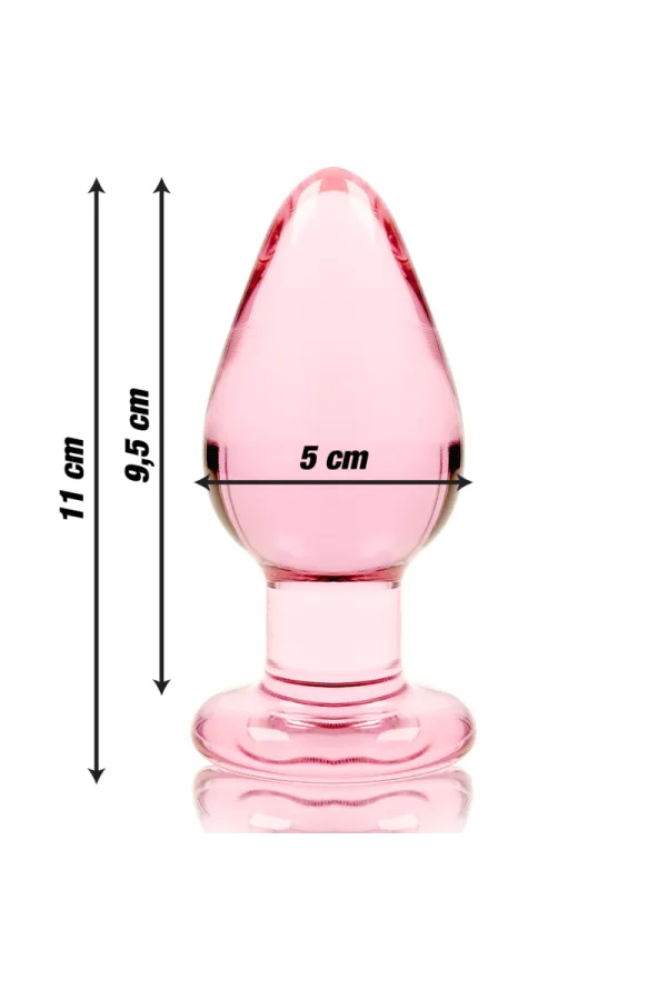 Modell 3 Analplug Borosilikatglas 11 X 5 cm Rosa von Nebula Series By Ibiza kaufen - Fesselliebe