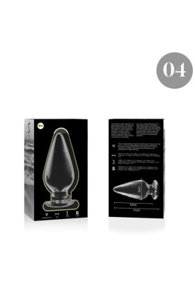 Modell 4 Analplug Borosilikatglas Klar 11 cm -O- 5 cm von Nebula Series By Ibiza kaufen | Fesselliebe
