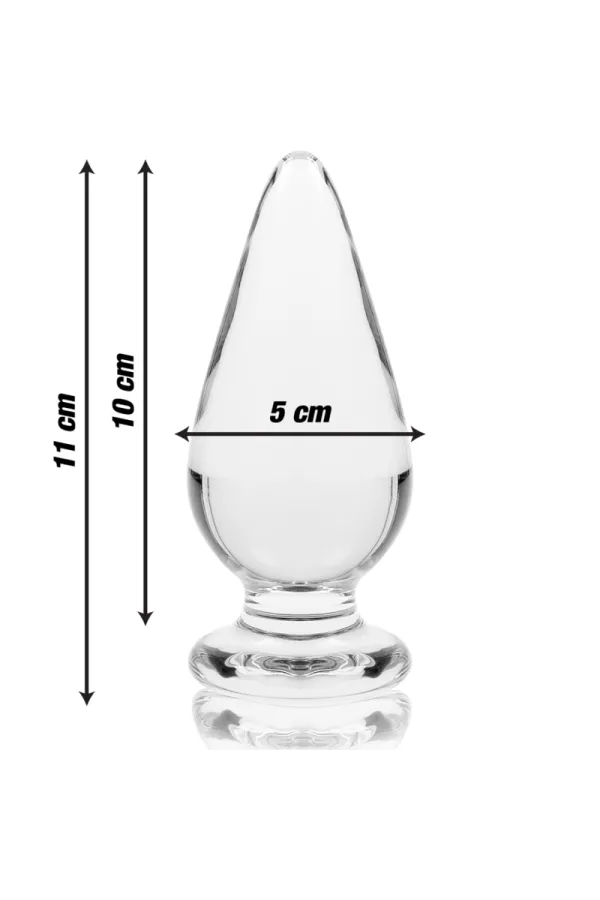 Modell 4 Analplug Borosilikatglas 11 X 5 cm Klar von Nebula Series By Ibiza kaufen - Fesselliebe