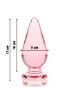 Modell 4 Analplug Borosilikatglas 11 X 5 cm Rosa von Nebula Series By Ibiza kaufen - Fesselliebe