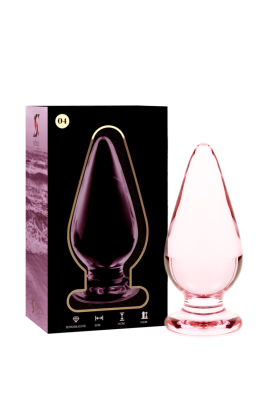 Modell 4 Analplug Borosilikatglas Rosa 11 cm -O- 5 cm von Nebula Series By Ibiza kaufen | Fesselliebe