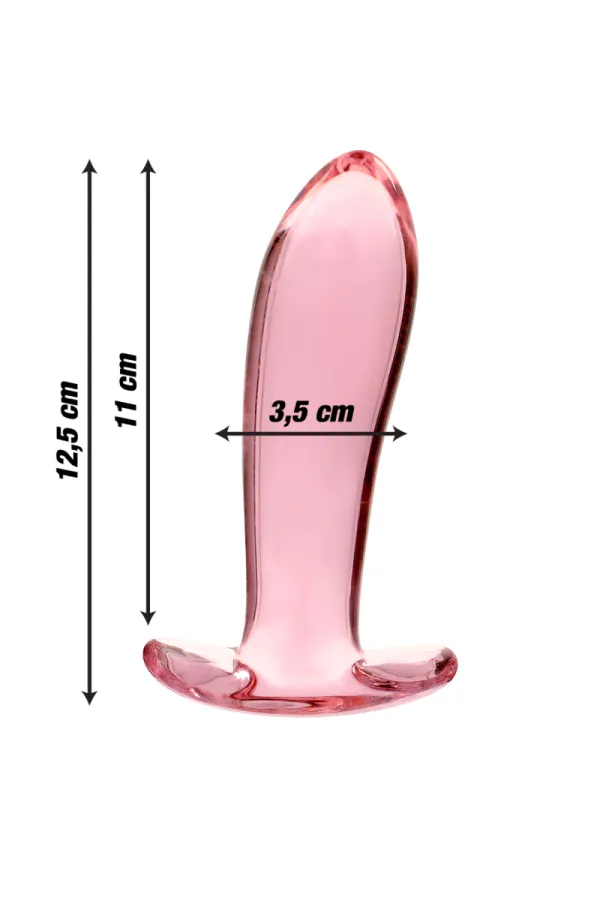 Modell 5 Analplug Borosilikatglas 12,5 X 3,5 cm Rosa von Nebula Series By Ibiza kaufen - Fesselliebe