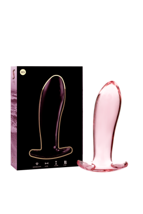 Modell 5 Analplug Borosilikatglas Rosa 12.5 cm -O- 3.5 cm von Nebula Series By Ibiza kaufen | Fesselliebe
