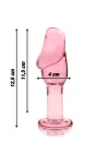 Modell 6 Analplug Borosilikatglas 12,5 X 4 cm Rosa von Nebula Series By Ibiza kaufen - Fesselliebe