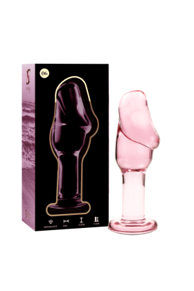 Modell 6 Analplug Borosilikatglas Rosa 12.5 cm -O- 4 cm von Nebula Series By Ibiza kaufen | Fesselliebe