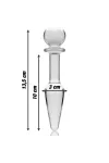 Modell 7 Analplug Borosilikatglas 13,5 X 3 cm Klar von Nebula Series By Ibiza kaufen - Fesselliebe