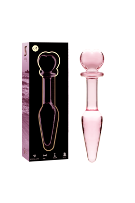 Modell 7 Analplug Borosilikatglas Rosa 13.5 cm -O- 3 cm von Nebula Series By Ibiza kaufen | Fesselliebe