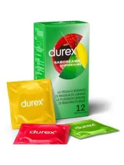 Kondome mit Geschmack - Fruchtmix 12 Stück von Durex Condoms kaufen - Fesselliebe