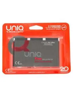 Latexfreie Kondome mit Schutzring 3 Stück von Uniq kaufen - Fesselliebe