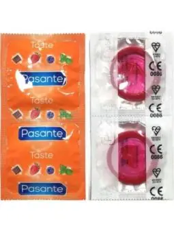 Kondome mit Geschmack Erdbeere Beutel 144 Stückvon Pasante kaufen - Fesselliebe