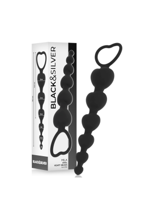 Mila Anal-Herzkette 18 cm von Black&Silver kaufen | Fesselliebe