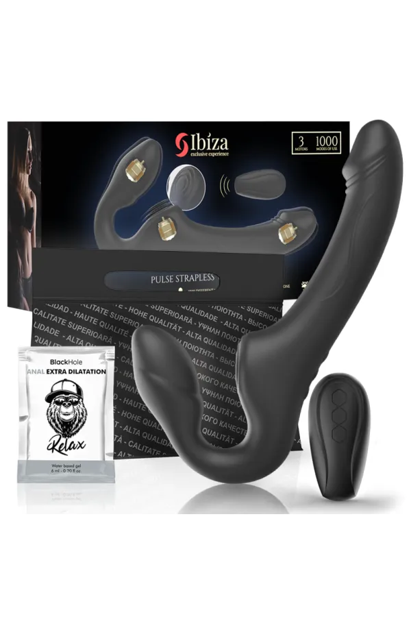 IBIZA - RIEMENLOSER VIBRATOR MIT FERNBEDIENUNGS-DRUCKKNOPF kaufen - Fesselliebe