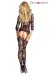 Schwarzes Bodystocking Ouvert Pr4686 von Provocative