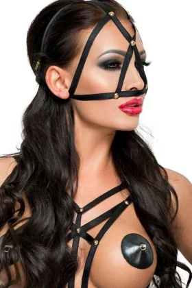 Schwarze Kopfmaske Mk 09 von Meseduce