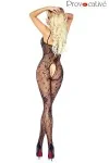 Schwarzes Netz-Catsuit Ouvert Pr4922, Bodystocking von Provocative kaufen - Fesselliebe