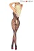 Schwarzes Netz-Catsuit Ouvert Pr4922, Bodystocking von Provocative