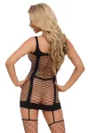 Schwarzer Bodystocking 6264 von Softline kaufen - Fesselliebe