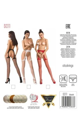 Ouvert Strumpfhose S011 Rot von Passion Erotic Line