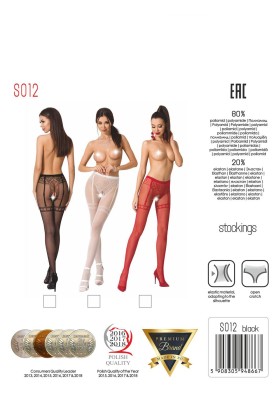 Ouvert Strumpfhose S012 Rot von Passion Erotic Line kaufen | Fesselliebe